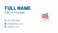 Patriotic American Flag Business Card Image Preview