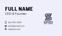 Wrench Tool Letter S Business Card Image Preview