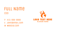 BBQ Chicken Flame Business Card Image Preview