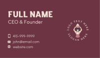 Woman Cupcake Baker Business Card Image Preview