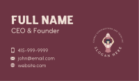Woman Cupcake Baker Business Card Image Preview
