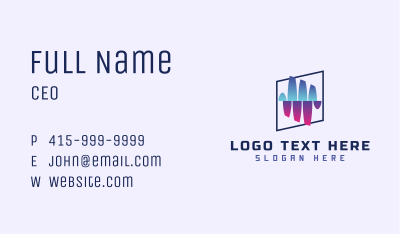 Creative Wavelength Firm Business Card Image Preview