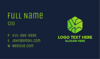 Geometric Abstract Tech Hexagon Business Card Image Preview