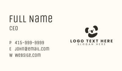 Koala Bear Animal Business Card Image Preview