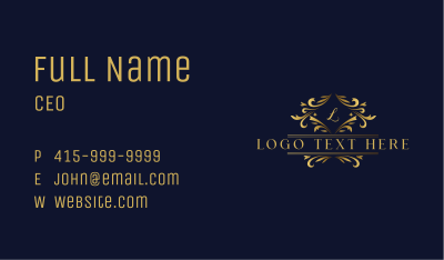 Elegant Luxury Boutique Business Card Image Preview