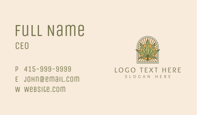 Classic Sunset Marijuana Business Card Image Preview