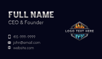 Hot Cold Flame Business Card Preview