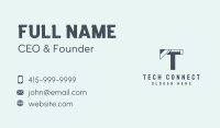 Generic Letter T Company Business Card Image Preview