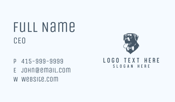 Animal Dog Vet Business Card Design Image Preview