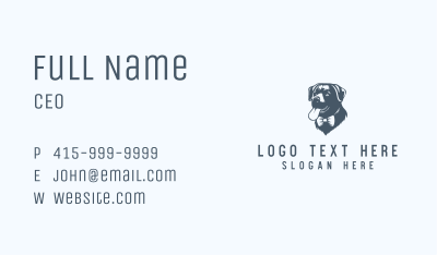 Animal Dog Vet Business Card Image Preview