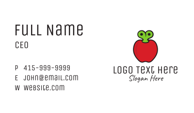 Apple Kids Toy Business Card Image Preview