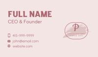 Pink Makeup Cosmetics Business Card Image Preview