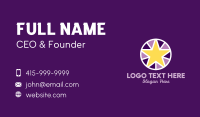 Star Lantern Badge Business Card Design