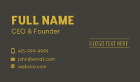 Deluxe Business Wordmark Business Card Image Preview