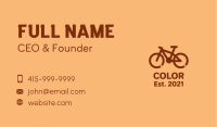 Monoline BMX Bike  Business Card Image Preview