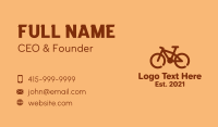 Monoline BMX Bike  Business Card Image Preview