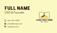 Hanger Mountain Retail Business Card Image Preview