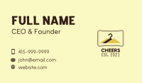 Hanger Mountain Retail Business Card Image Preview