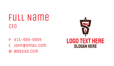 Shawarma Time Business Card Image Preview