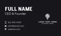 Jewel Location Pin Lettermark Business Card Image Preview