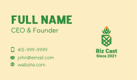 Pineapple Fruit Paper Business Card Image Preview