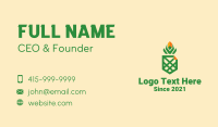 Pineapple Fruit Paper Business Card Image Preview