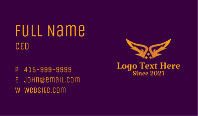 Luxury Hotel Wings  Business Card Image Preview