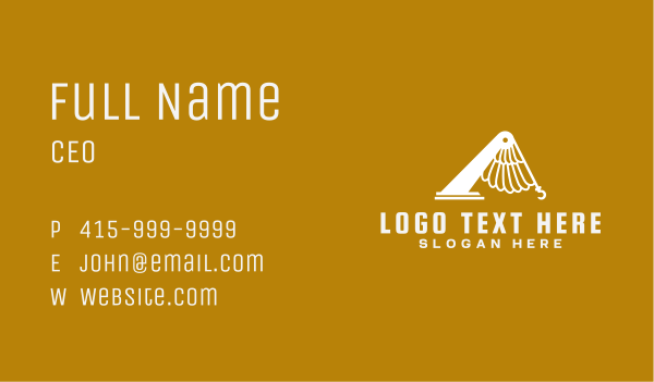 Crane Wing Company Business Card Design Image Preview