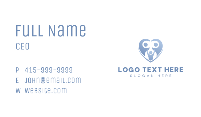 Family Parenthood Organization Business Card Image Preview