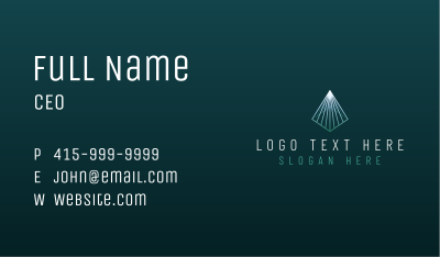 Pyramid Marketing Agency Business Card Image Preview