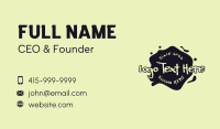 Urban Graffiti Ink Business Card Image Preview