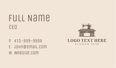 Artisan Sewing Machine Business Card Image Preview
