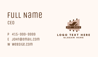 Residential Home Subdivision Business Card Image Preview