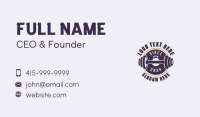 Gym Weights Bodybuilding Business Card Preview