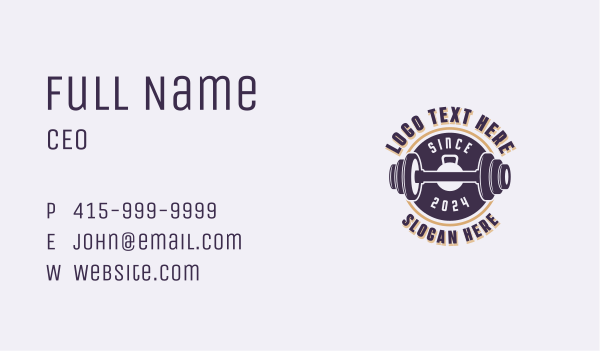 Gym Weights Bodybuilding Business Card Design Image Preview