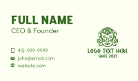 Nature Mayan Mask Business Card Image Preview