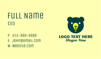 Bear Head Light Business Card Image Preview