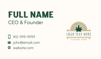 Weed Company Badge Business Card Design