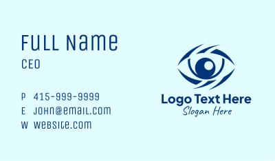 Eyebrow Optical Eye Business Card