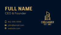 Gold Tower Property  Business Card Image Preview