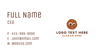 Chocolate Sweet Cookie Business Card Image Preview