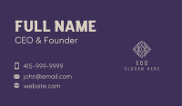 Relaxing Oil Lettermark Business Card Design