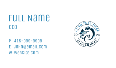 Ocean Sword Fish Business Card Image Preview