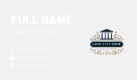 Greek Column Pillar Structure Business Card Design