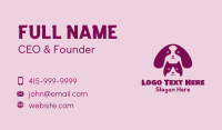 Dog Cat Veterinarian  Business Card Design