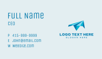 Paper Plane Aviation Business Card Image Preview