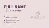 Feminine Hand Crystal Business Card Design