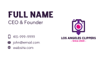 Violet Tie Photographer Business Card Image Preview