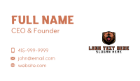 Angry Wild Bear  Business Card Image Preview