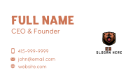 Angry Wild Bear  Business Card Image Preview